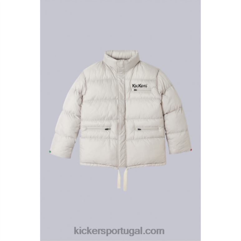Kickers jaqueta bege V24TH1076 unissex
