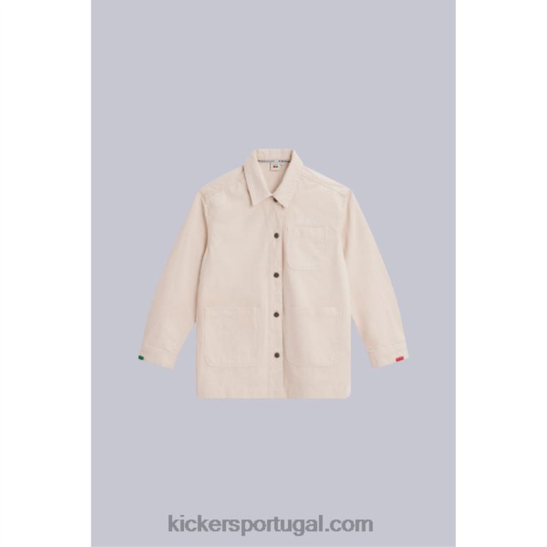 Kickers jaqueta de trabalho bege V24TH1020 unissex