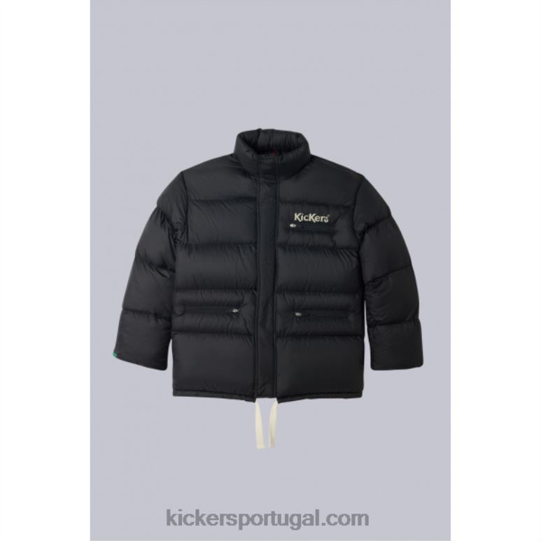 Kickers jaqueta preta V24TH1075 unissex