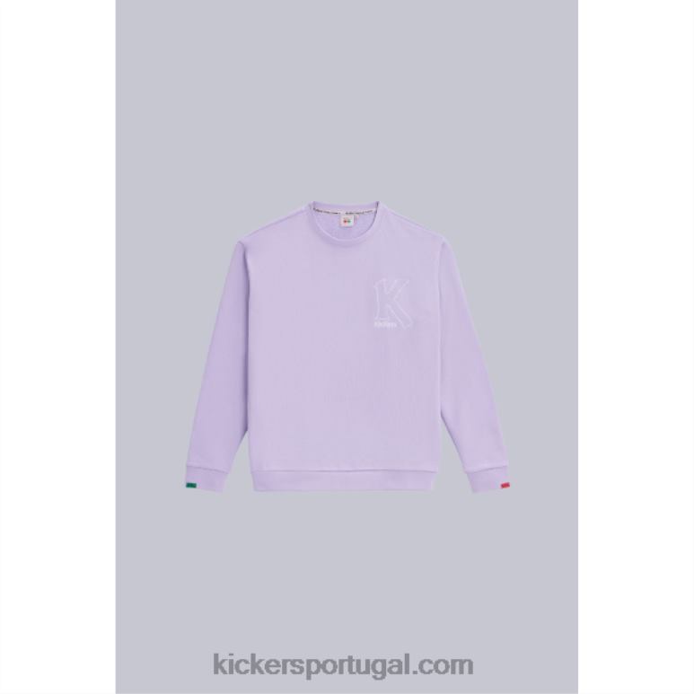 Kickers suéter grande k roxo V24TH1026 unissex