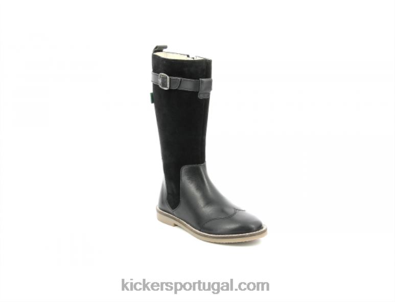 Kickers tyoube preto V24TH1011 crianças