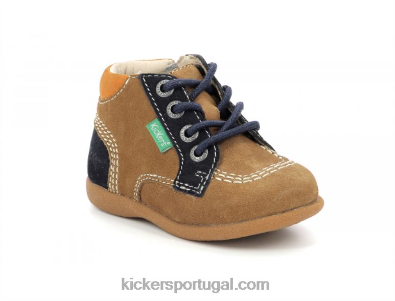 Kickers babystan zip camelo V24TH925 crianças