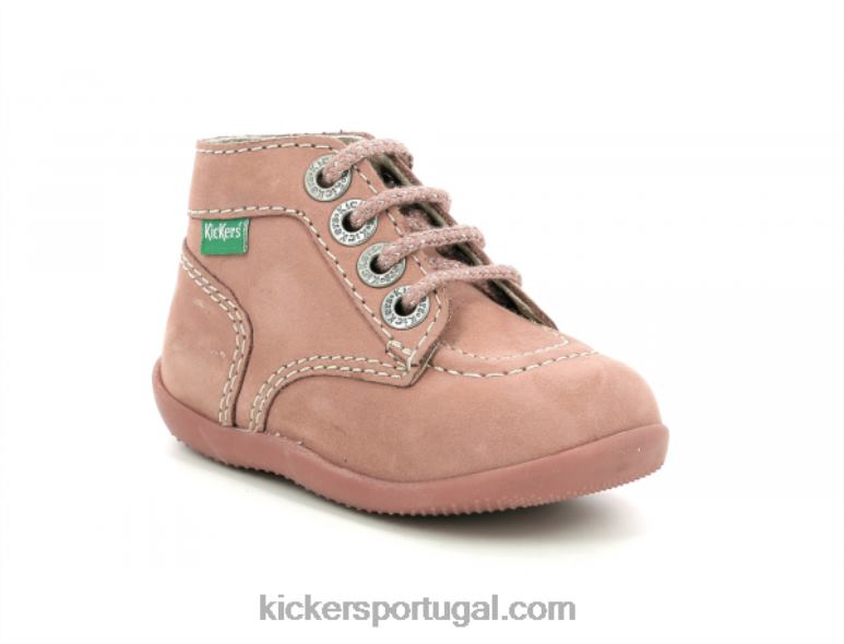 Kickers bombom-2 rosa claro V24TH872 crianças