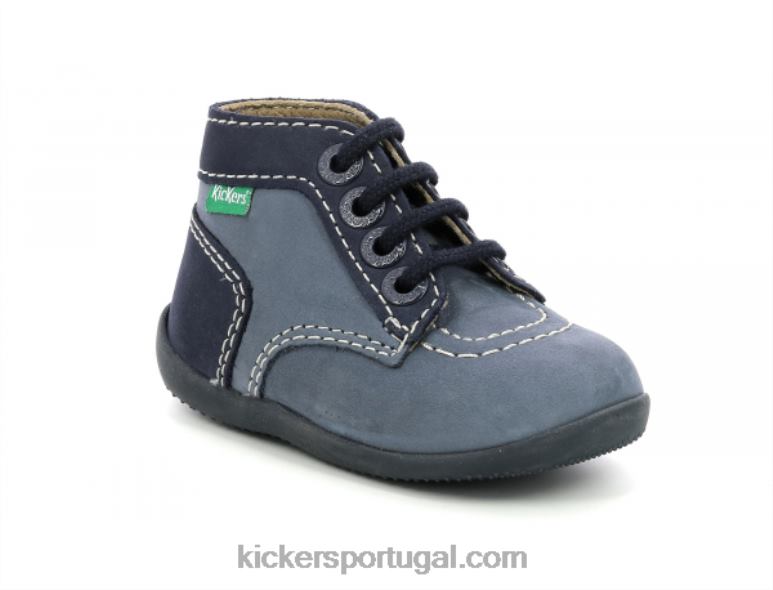 Kickers bonbon-2 jeans azul V24TH852 crianças
