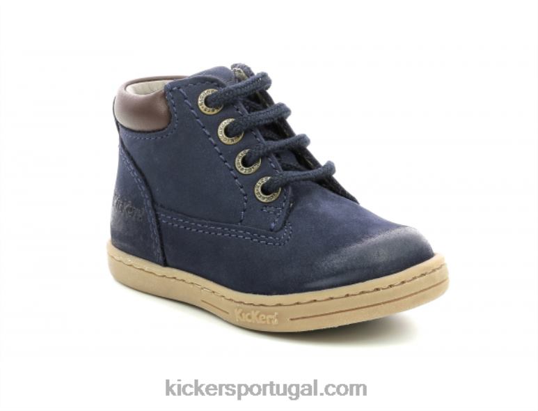 Kickers marinha de tackland V24TH863 crianças