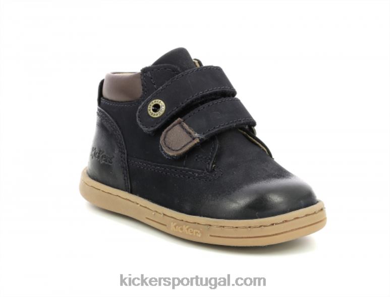 Kickers marinha pegajosa V24TH822 crianças