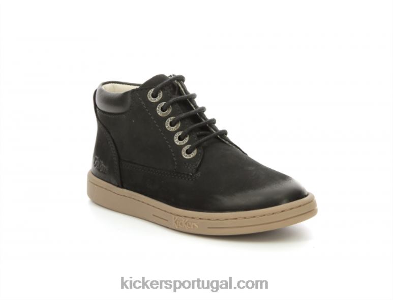 Kickers tackland preto V24TH877 crianças