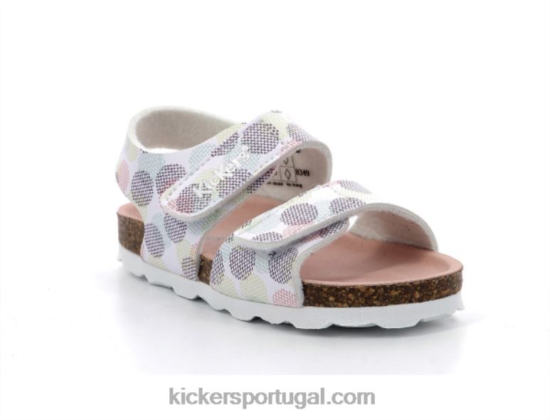 Kickers Summerkro white dots multico V24TH603 crianças