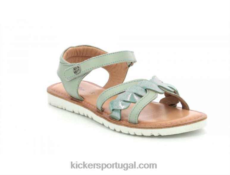 Kickers betty green turquesa metalize V24TH414 crianças