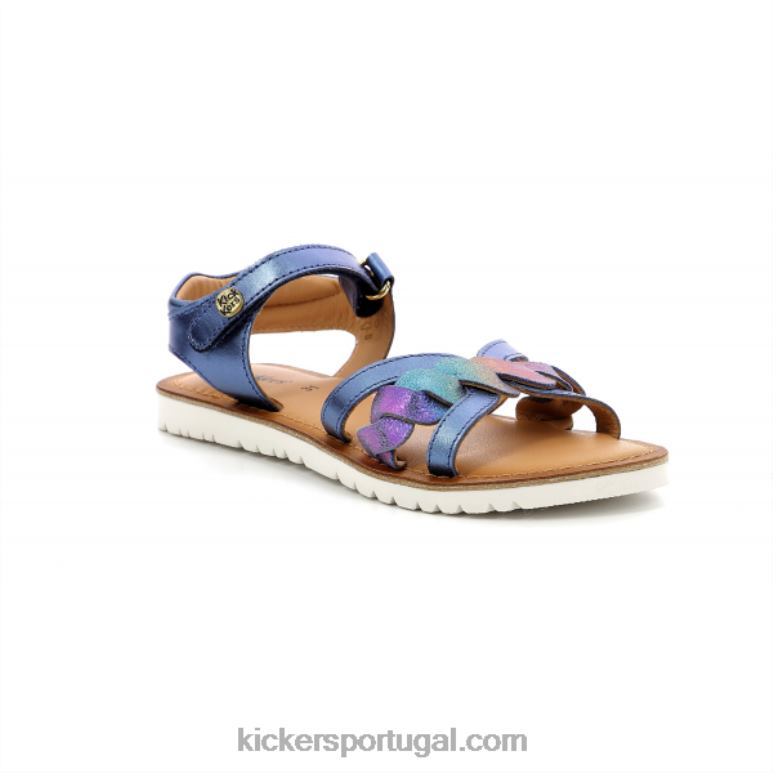 Kickers betty navy outro V24TH689 crianças
