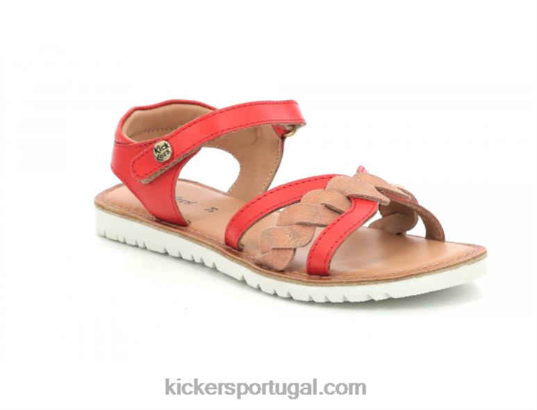 Kickers betty outra laranja V24TH413 crianças