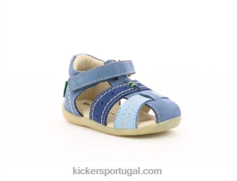 Kickers bigbazar-2 azul tricolor V24TH531 crianças
