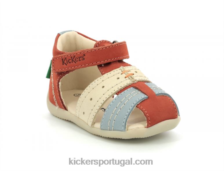 Kickers bigbazar-2 marrom escuro V24TH444 crianças