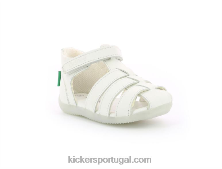 Kickers bigflo-2 branco V24TH541 crianças