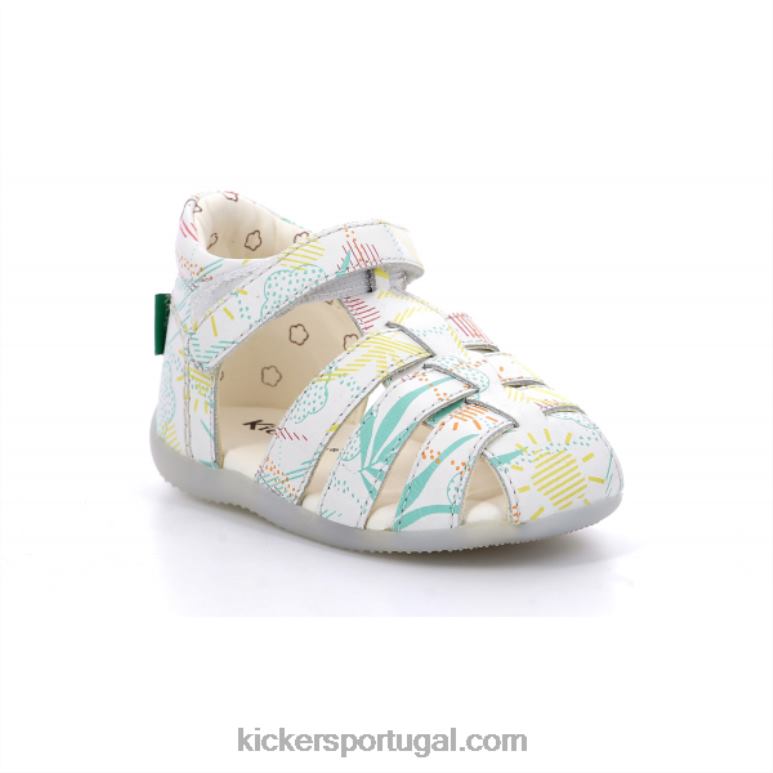 Kickers bigflo-2 sol branco V24TH552 crianças