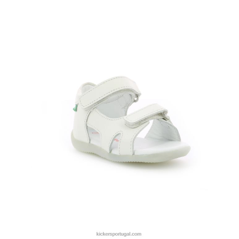 Kickers binsia-2 branco V24TH411 crianças