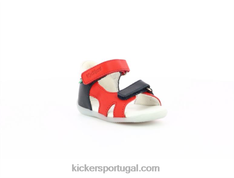 Kickers binsia-2 marinho vermelho branco V24TH761 crianças