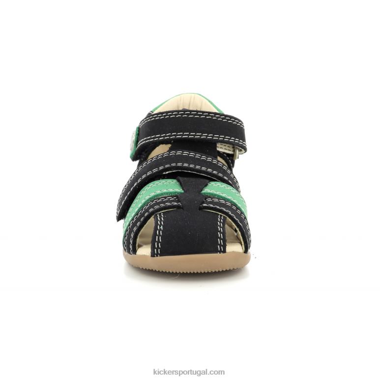 Kickers bipé verde marinho V24TH516 crianças