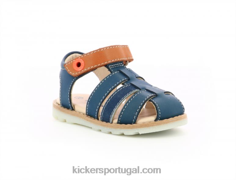 Kickers camelo da marinha nonosti V24TH604 crianças