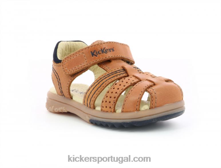 Kickers camelo de platina V24TH647 crianças