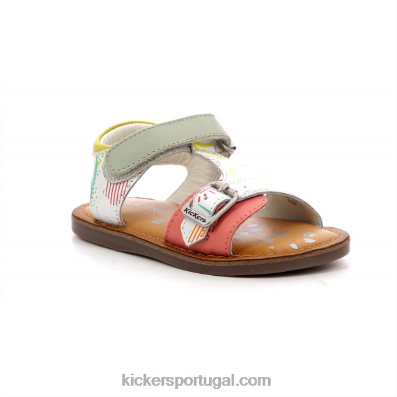 Kickers diazz sol branco V24TH616 crianças