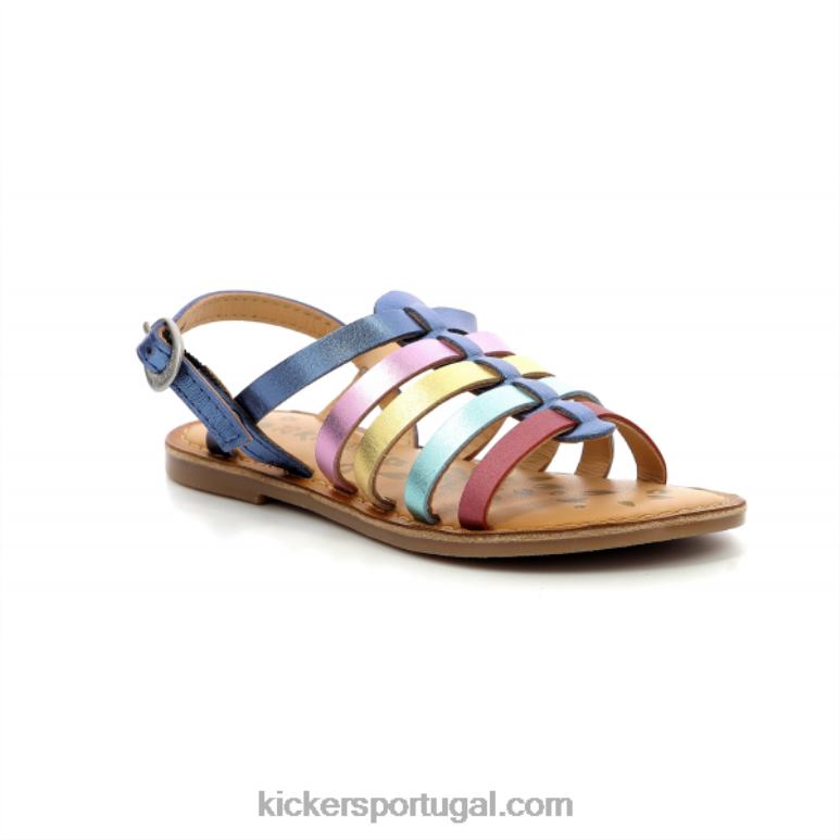 Kickers dixon navy metal multico V24TH710 crianças