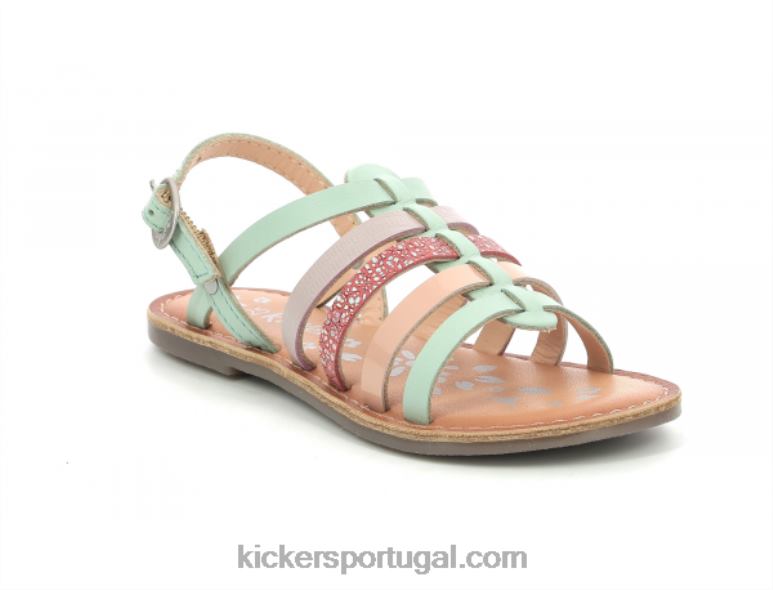 Kickers dixon verde claro rosa roxo V24TH422 crianças