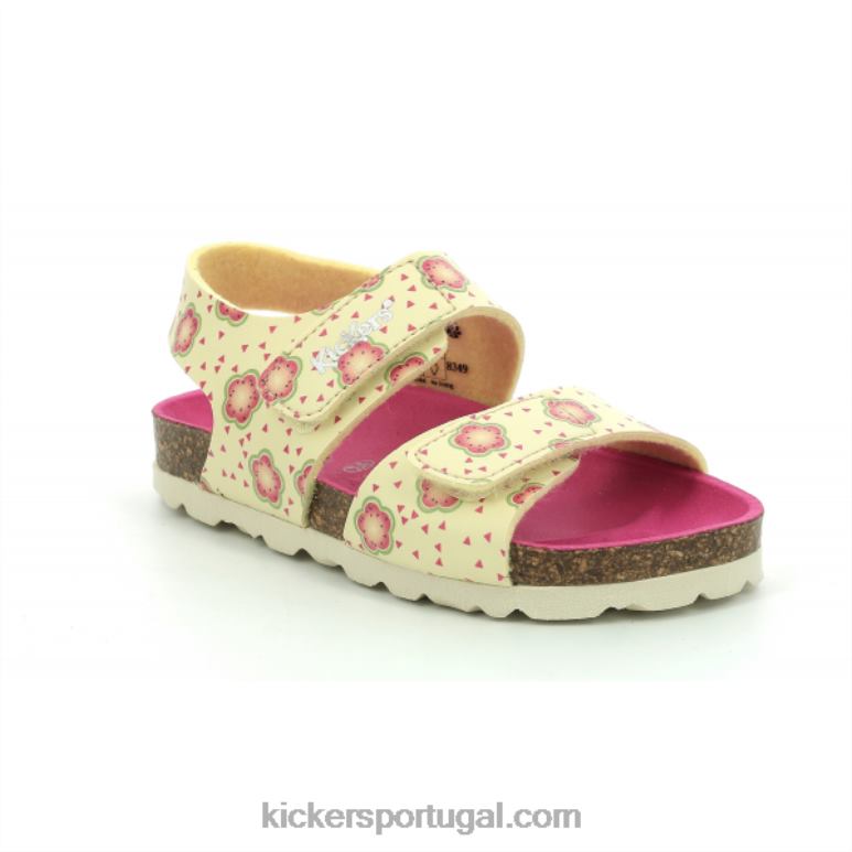 Kickers flor amarela de verão V24TH530 crianças