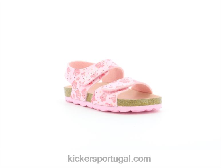 Kickers flor rosa de verão V24TH749 crianças