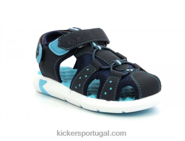 Kickers jumango azul escuro V24TH504 crianças