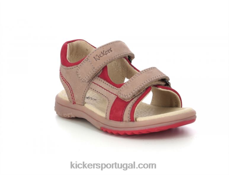 Kickers laranja bege platino V24TH405 crianças