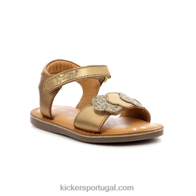 Kickers leopardo de bronze dyastar V24TH685 crianças