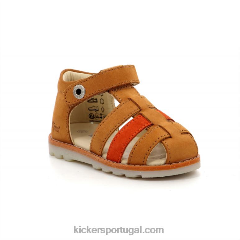 Kickers nonopi camel orange V24TH700 crianças