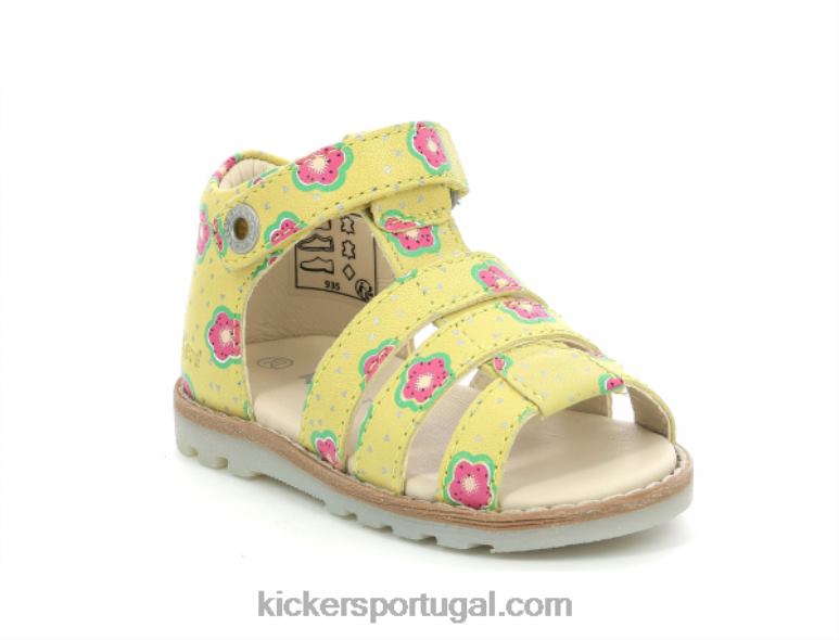 Kickers noopi flor amarela V24TH389 crianças