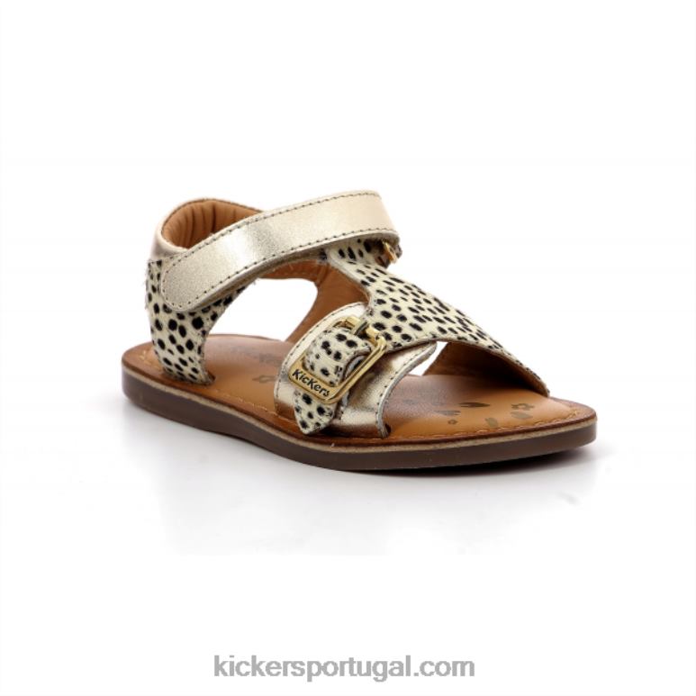 Kickers pônei de ouro diazz V24TH579 crianças