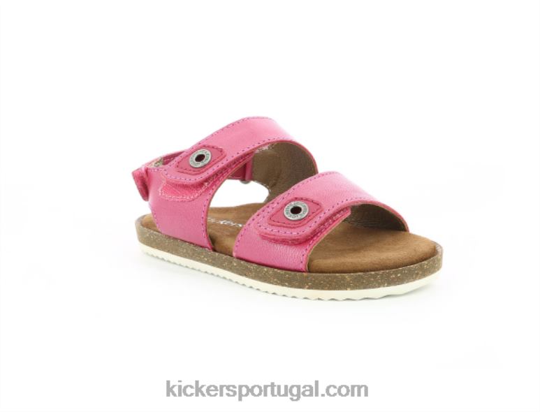 Kickers primeiro rosa V24TH737 crianças