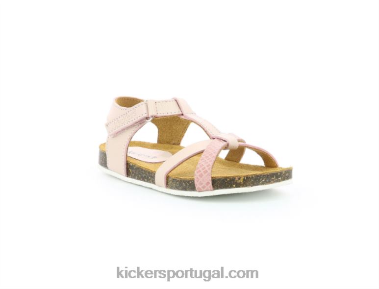 Kickers réptil cor de rosa V24TH734 crianças