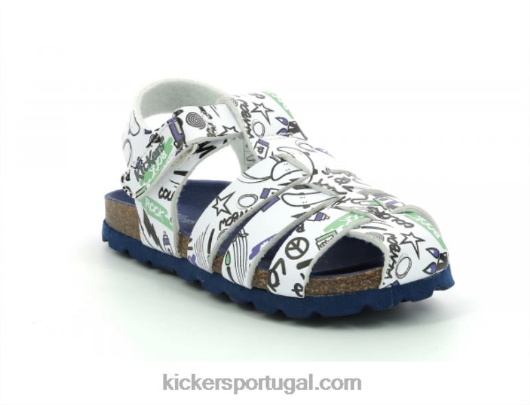 Kickers rua branca de verão V24TH396 crianças