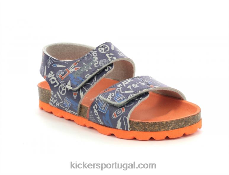Kickers rua da marinha de verão V24TH453 crianças