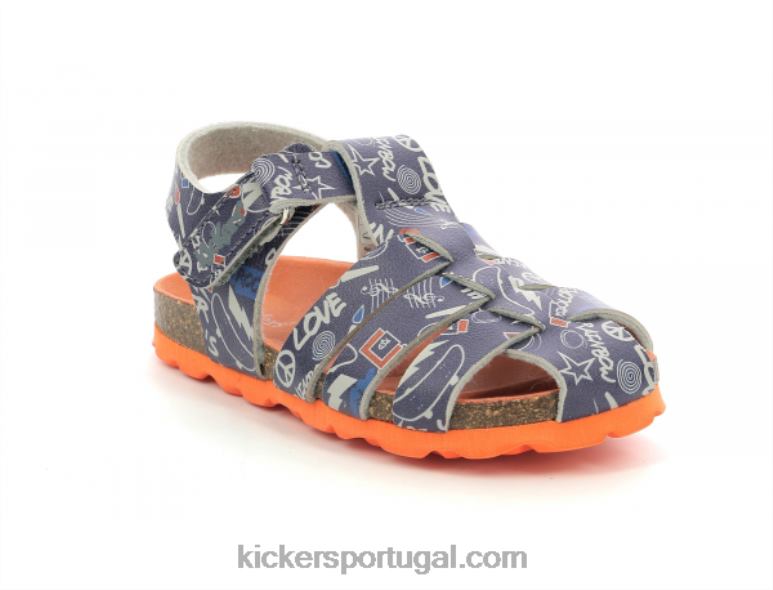 Kickers rua da marinha de verão V24TH615 crianças