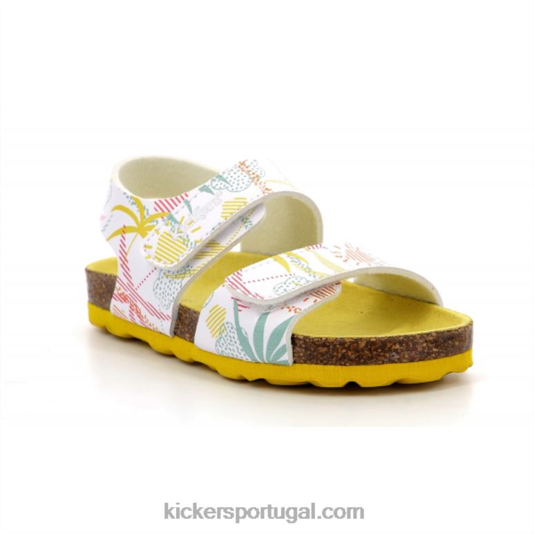 Kickers sol branco de verão V24TH556 crianças