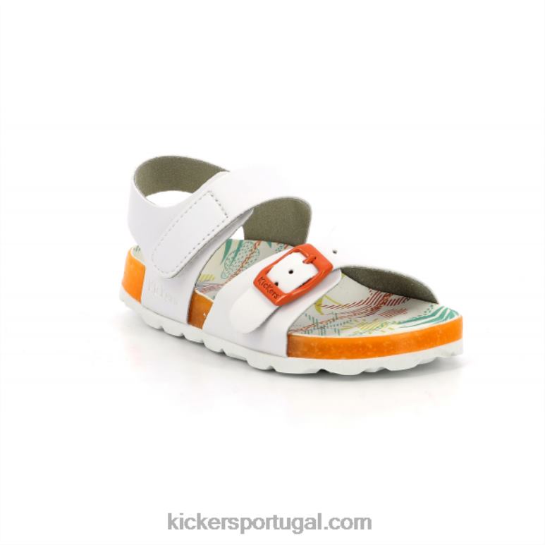 Kickers sol branco sunkro V24TH655 crianças