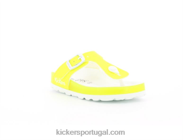 Kickers soockie neon amarelo V24TH759 crianças