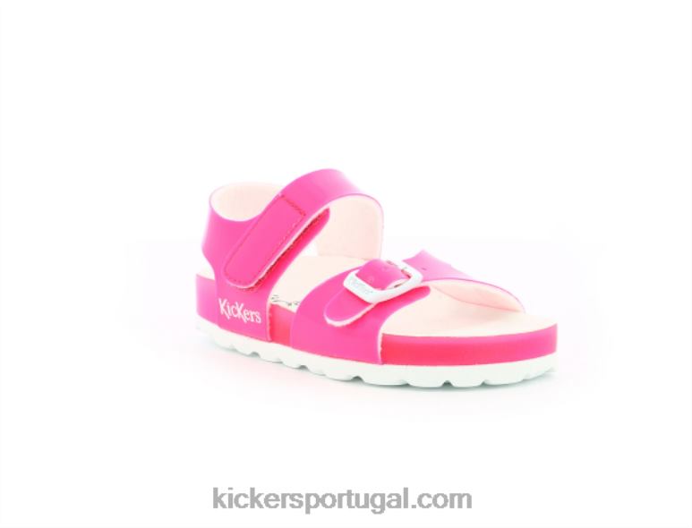 Kickers sunkro rosa branco V24TH760 crianças