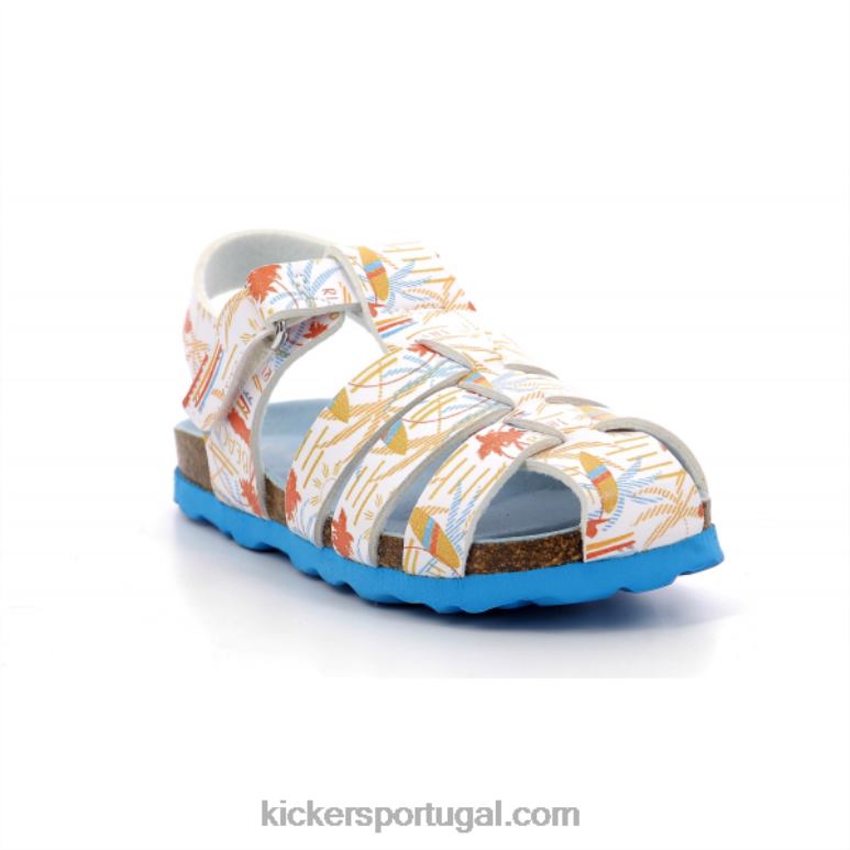 Kickers surf branco bronzeado de verão V24TH651 crianças
