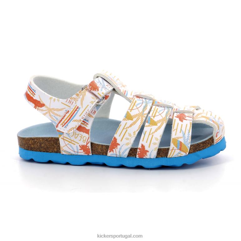 Kickers surf branco bronzeado de verão V24TH651 crianças