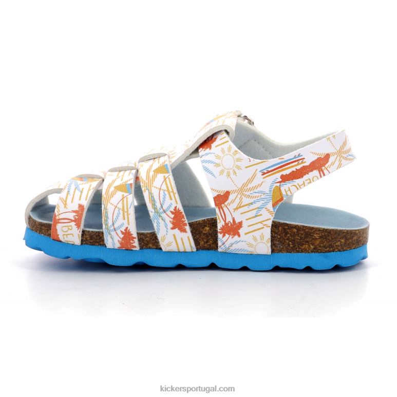 Kickers surf branco bronzeado de verão V24TH651 crianças
