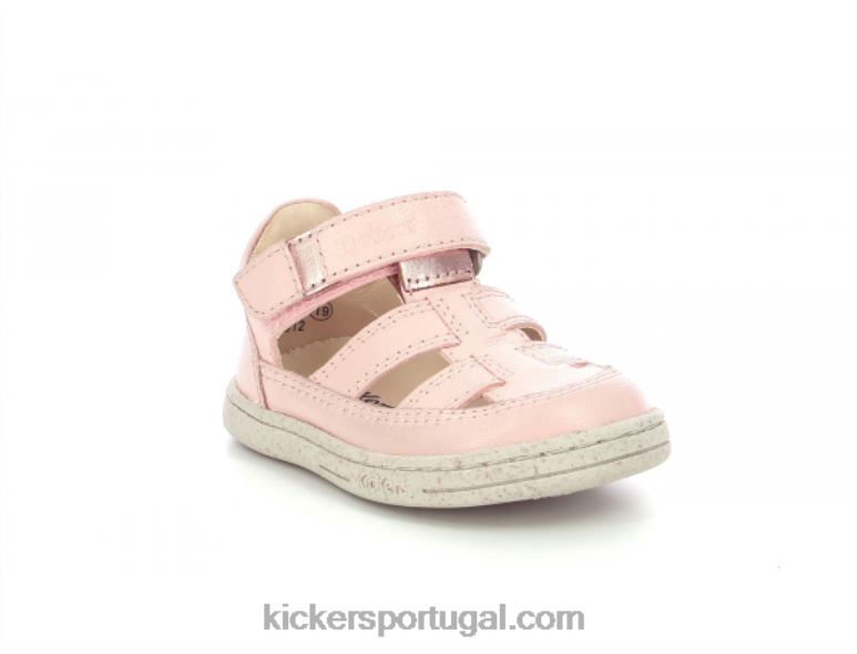 Kickers trato rosa claro V24TH627 crianças
