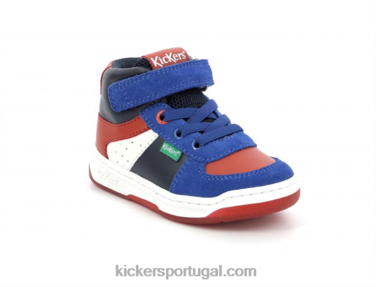 Kickers azul marinho vermelho kickalien V24TH1006 crianças