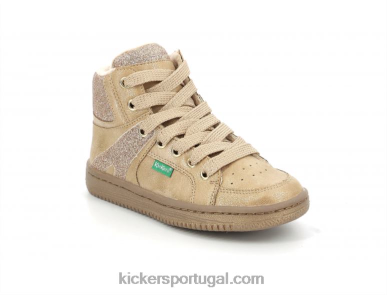 Kickers champanhe lowell V24TH998 crianças